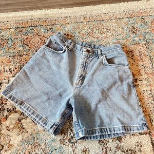 Vintage High Rise Wrangler Denim Jean Shorts